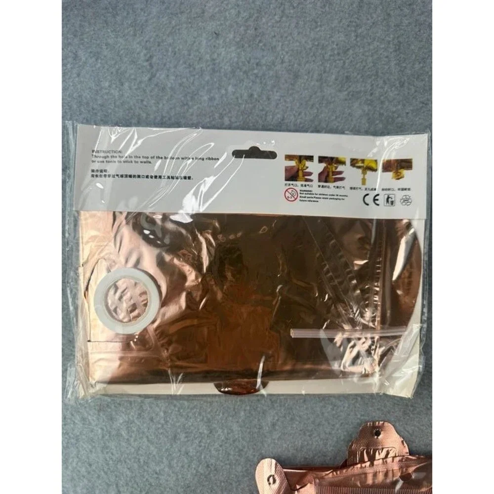 New Happy Birthday Girl Rose Gold Party Decoration Set